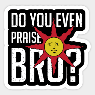 Do You Even Praise the Sun, Bro? Sticker